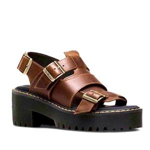 Dr. Martens Brown Leather Ariel Sandal